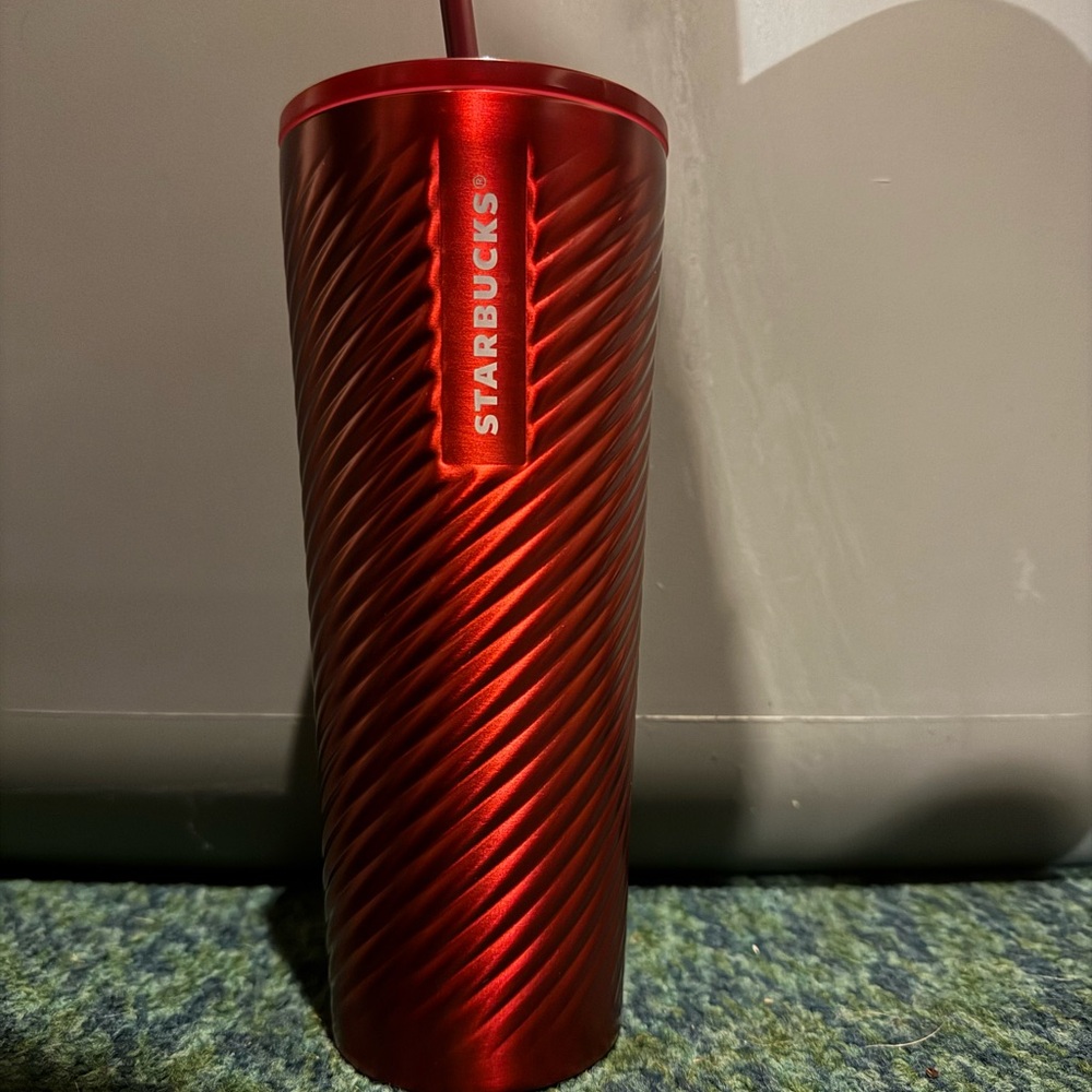 Starbucks Metallic Red Tumbler